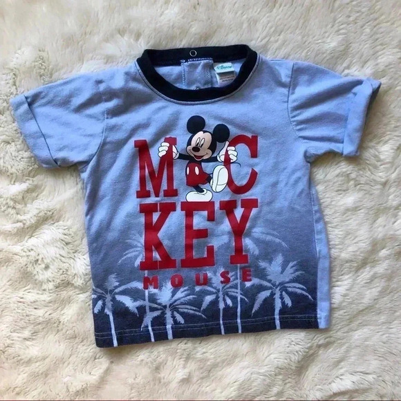 Disney Other - Mickey  Mouse Blue Toddler T-Shirt 18-24M